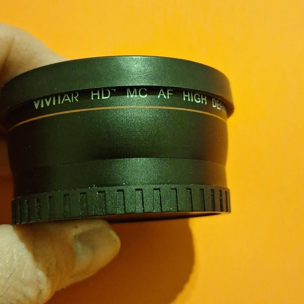 Vivitar HD4 MC AF High Definition 0.43X Wide Angle Converter W/Macro Camera Lens